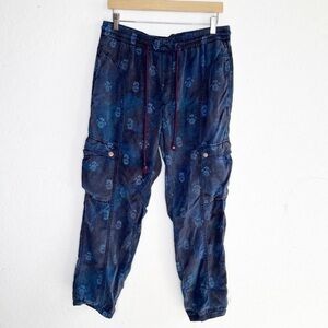 Anthropologie Pull On Floral Joggers